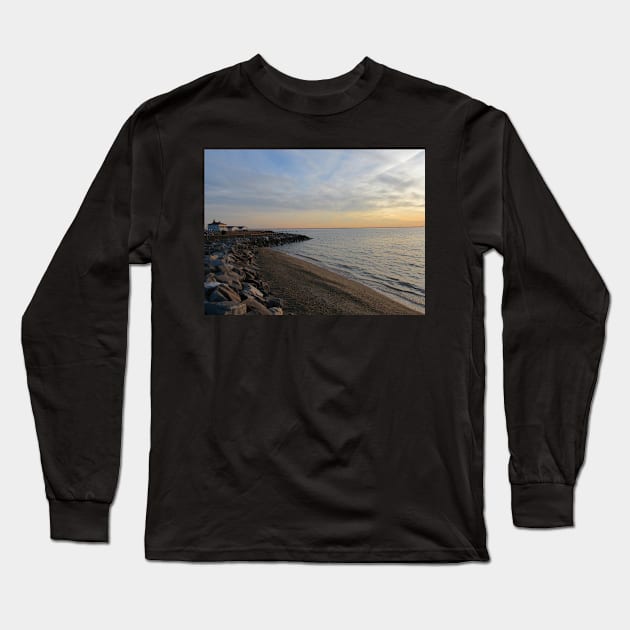 Point Lookout Lighthouse Long Sleeve T-Shirt by ToniaDelozier